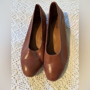 Jeffrey Cambell Anthropology brown leather shoes
